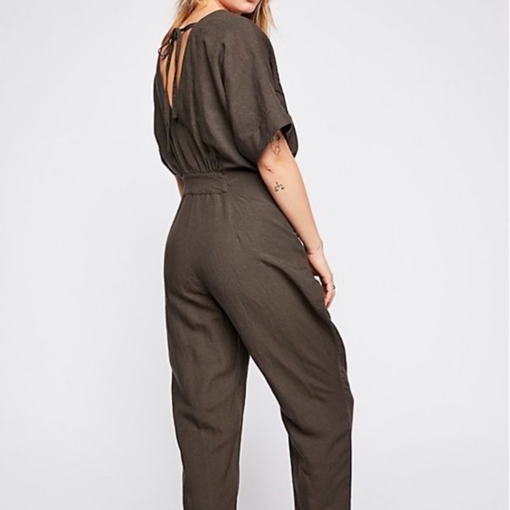 Free People Jumpsuit with Front Tie